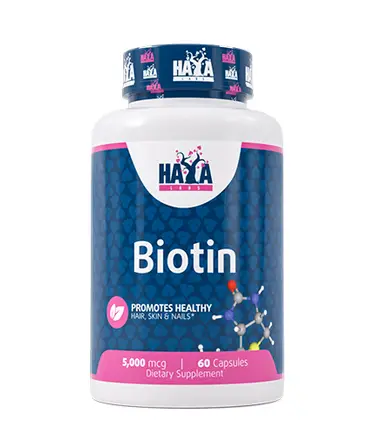 Biotin 5000 мкг х 60 капсули Haya Labs