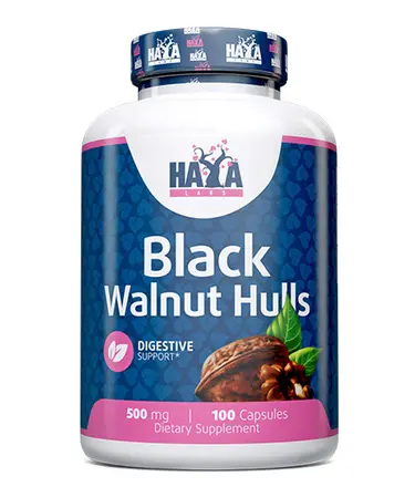 Black Walnut Hulls 500 mg x 100 капсули Haya Labs
