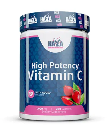 High Potency Vitamin C 1000 mg with Rose Hips x 250капс Haya Labs