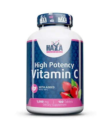 High Potency Vitamin C 1000 mg with Rose Hips x 100табл Haya Labs