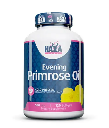 Evening Primrose Oil / Cold Pressed / 500 mg x 120 капс. Haya Labs