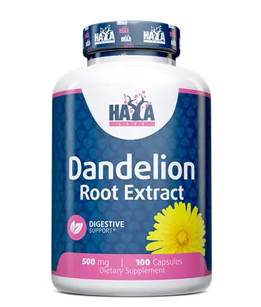 Dandelion Root Extract (2% Flavonoids) 500 mg x 100 Caps Haya Labs
