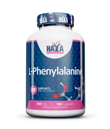 L-Phenylalanine 500 мг х 100 капсули Haya Labs