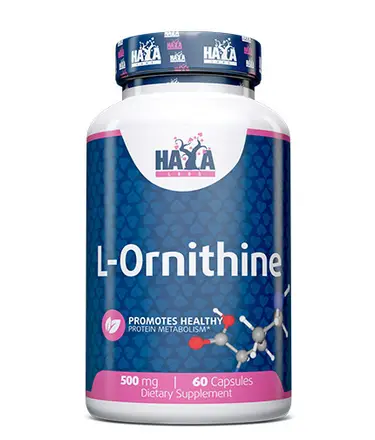 L-Ornithine 500 mg x 60 Caps Haya Labs
