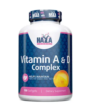 Vitamin A & D Complex х 100 капсули Haya Labs