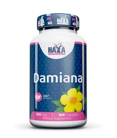 Damiana Leaf Extract x 100 Caps Haya Labs