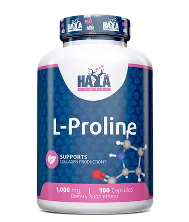 L-Proline 1000 mg x 100 Caps Haya Labs