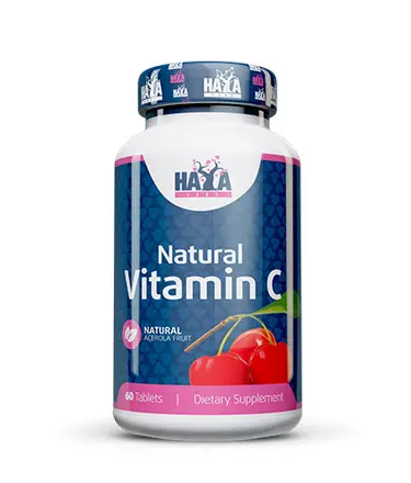 Natural Vitamin C from Acerola Fruit х 60 капсули Haya Labs