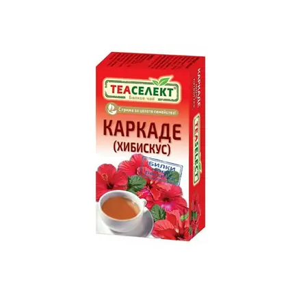 Чай Хибискус (Каркаде) филтър х 20 броя Теаселект