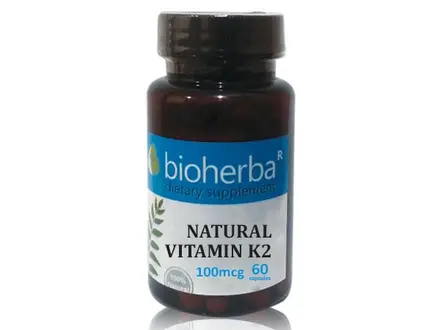 Bioherba / Биохерба Натурален Витамин K2 100 мг х 60капс