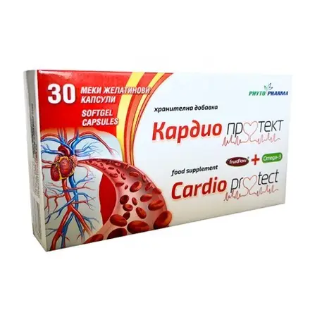 ФитоФарма Кардио Протект, за здраво сърце, 30 капсули