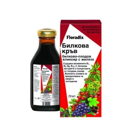 Floradix Билкова кръв - билков елексир с желязо