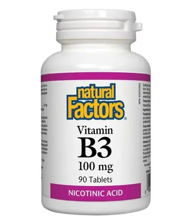 ВИТАМИН В3 100МГ x 90 ТАБЛ. Natural Factors