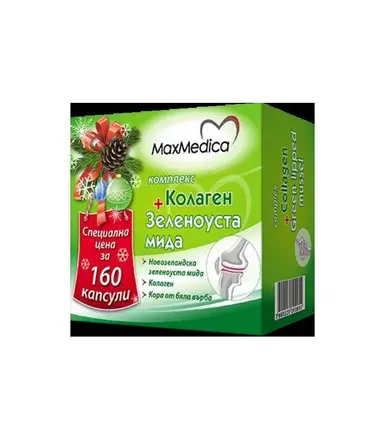 Колаген + Зеленоуста мида 360 мг Х 160 / 80 капс.