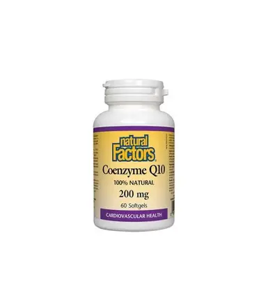 Коензим Q10 200 мг х 60 софтгел капс. NATURAL FACTORS