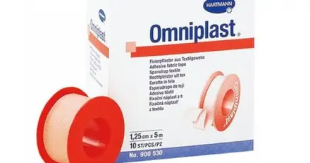 Hartmann Omniplast Хипоалергична адхезивна лента за нормална кожа 1.25см x 5м