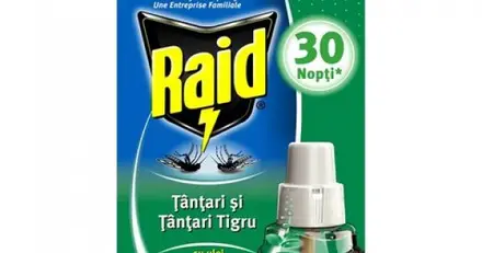Raid Течен пълнител за електрически изпарител срещу комари с евкалипт x21 мл