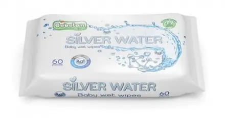Bebelan Silver Water Мокри кърпи със сребърна вода x60 броя