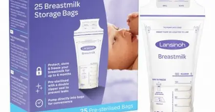 Lansinoh Laboratories Стерилни пликчета за съхранение на кърма x25 броя
