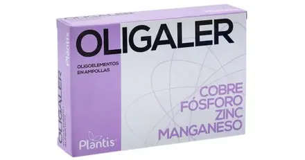 Oligaler Oligoelementos Cobre, Fósforo, Zinck Manganeso/ Мед, Фосфор, Цинк, Манган х 20 ампули за пиене, Artesania Agricola
