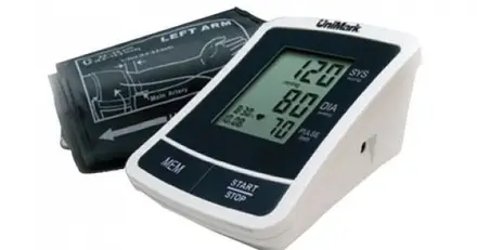 Unimark BP 1209 Дигитален апарат за измерване на кръвно налягане с маншон на бицепса