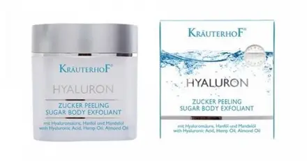Krauterhof Hyaluron + Захарен ексфолиант за лице и тяло x250 мл