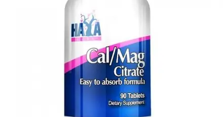 Haya Labs Cal - Mag Citrate За здрави кости x90 таблетки
