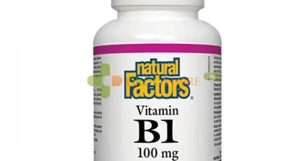Natural Factors Витамин В1 100мг х 90 капсули