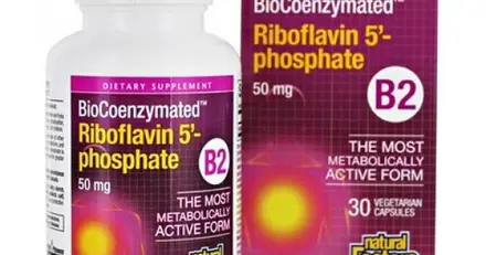 Natural Factors Витамин В2 50 мг х 30 V-капсули BioCoenzymated Riboflavin 5 Phosphate