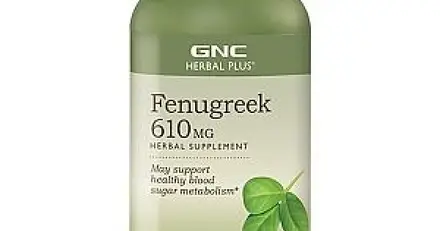 GNC Fenugreek Сминдух за нормални нива на кръвната захар и холестерола 610 мг х100 капсули