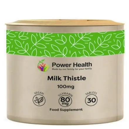 Power Of Health Бял Трън 100мг. 30 Таблетки