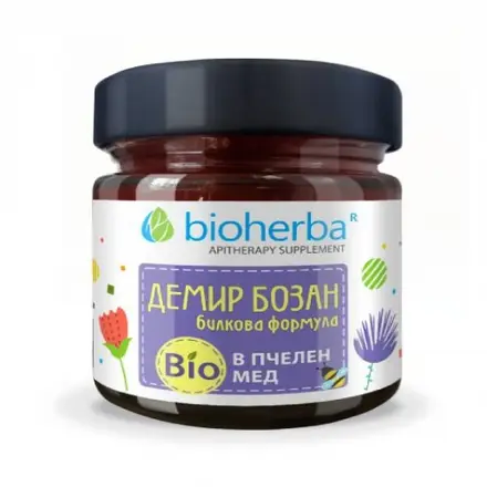 ДЕМИР БОЗАН БИЛКОВА ФОРМУЛА В БИО ПЧЕЛЕН МЕД, БИОХЕРБА - 280ГР