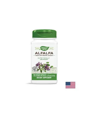 Alfalfa, Люцерна 405 mg х 100 капсули Nature’s Way