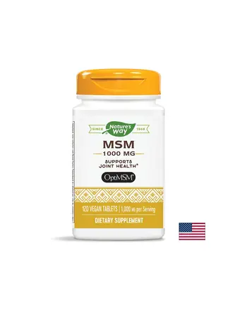 MSM/ МетилСулфонилМетан като OptiMSM® 1000 mg x 120 таблетки Nature’s Way