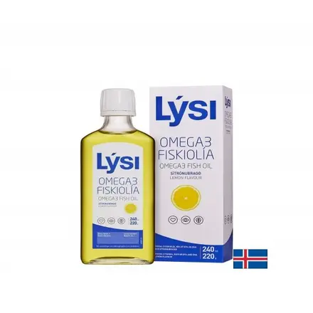Lysi Омега 3 1560мг. 240мл. с Вкус на Лимон