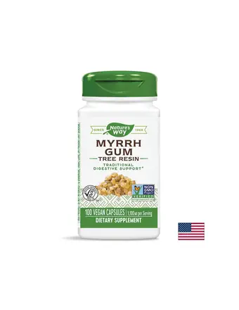 Myrrh Gum Tree Resin/ Смирна (смола) 550 mg х 100 капсули Nature’s Way