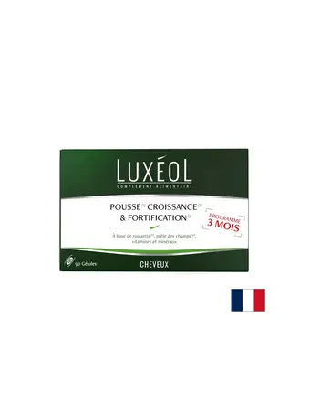 Укрепва космения фоликул и стимулира растежа на косата – Luxéol формула, 90 капсули