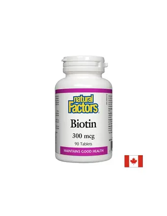 Biotin/ Биотин 300 mcg x 90 таблетки Natural Factors