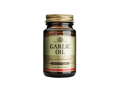 СОЛГАР МАСЛО ОТ ЧЕСЪН 100 КАПСУЛИ / SOLGAR GARLIC OIL