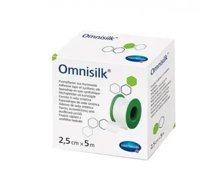 ОМНИСИЛК адхезивна лента коприна 2.5см/5м / OMNISILK