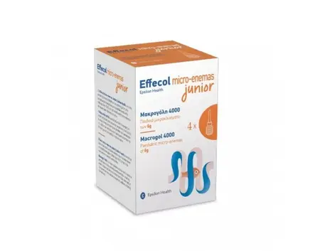 ЕФЕКОЛ МИНИ КЛИЗМИ ДЖУНИЪР 6ГР 4 БРОЯ / EFFECOL MINI
