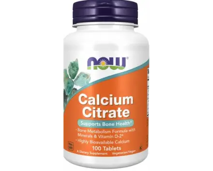 NOW Калциев цитрат 300 мг 100 Таблетки / Calcium Citrate with Minerals 100 Tablets