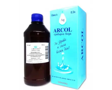 АРКОЛ солуцио 10мг/л.500мл./Сребърна вода/ ARCOL