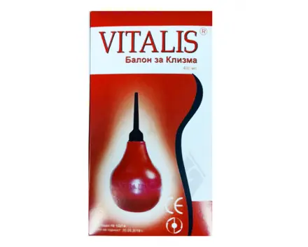 БАЛОН ЗА КЛИЗМА ЗА ВЪЗРАСТНИ ВИТАЛИС / VITALIS BALOON FOR ENEMA FOR ADULTS
