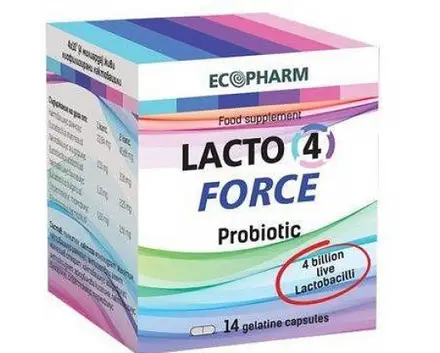 ЛАКТО 4 ФОРС 14 КАПСУЛИ / LACTO 4 FORCE