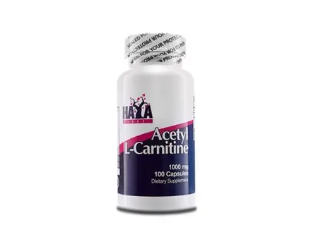 ХАЯ ЛАБС АЦЕТИЛ Л-КАРНИТИН 1000мг. 100 капсули, HAYA LABS Acetyl L-Carnitine